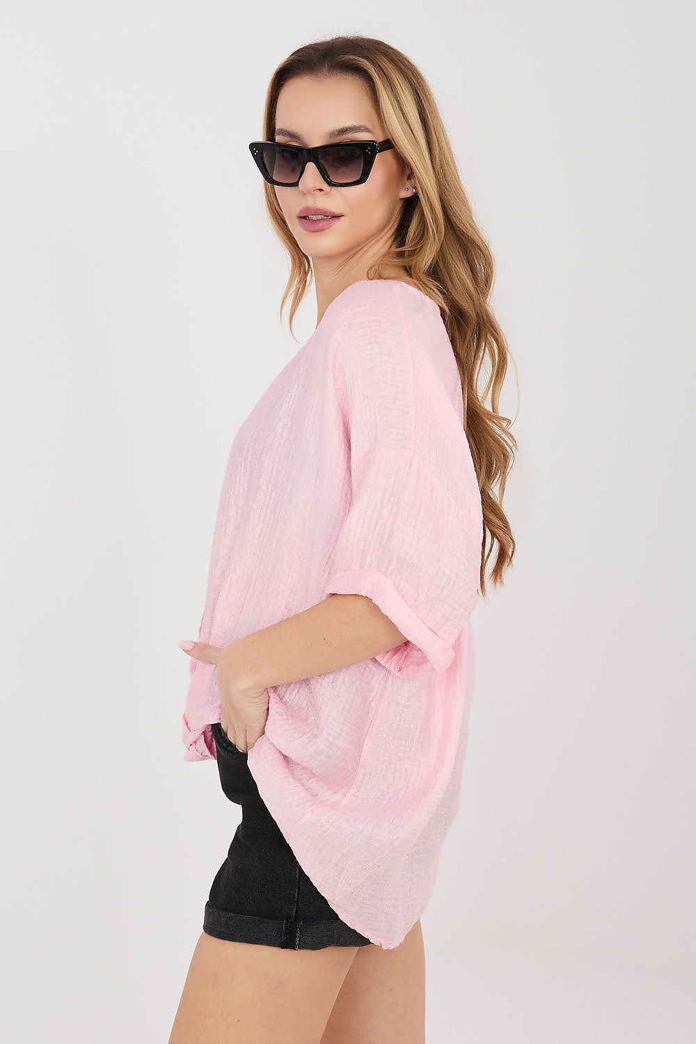 Chemise manche courte model 225510 Italy Moda