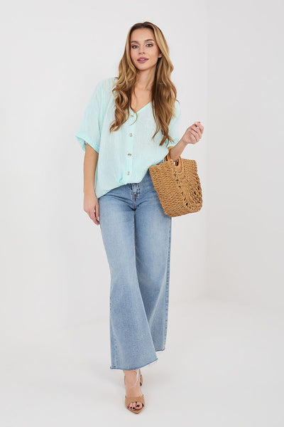  Chemise manche courte model 225511 Italy Moda 