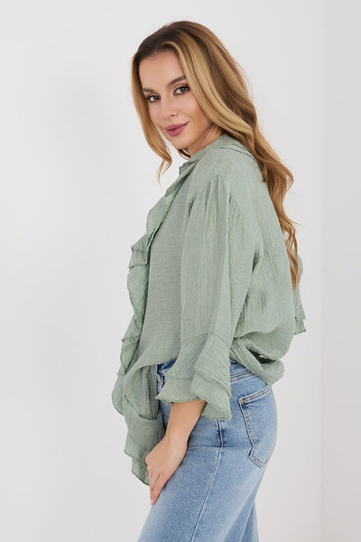  Chemise manche longue model 225521 Italy Moda 