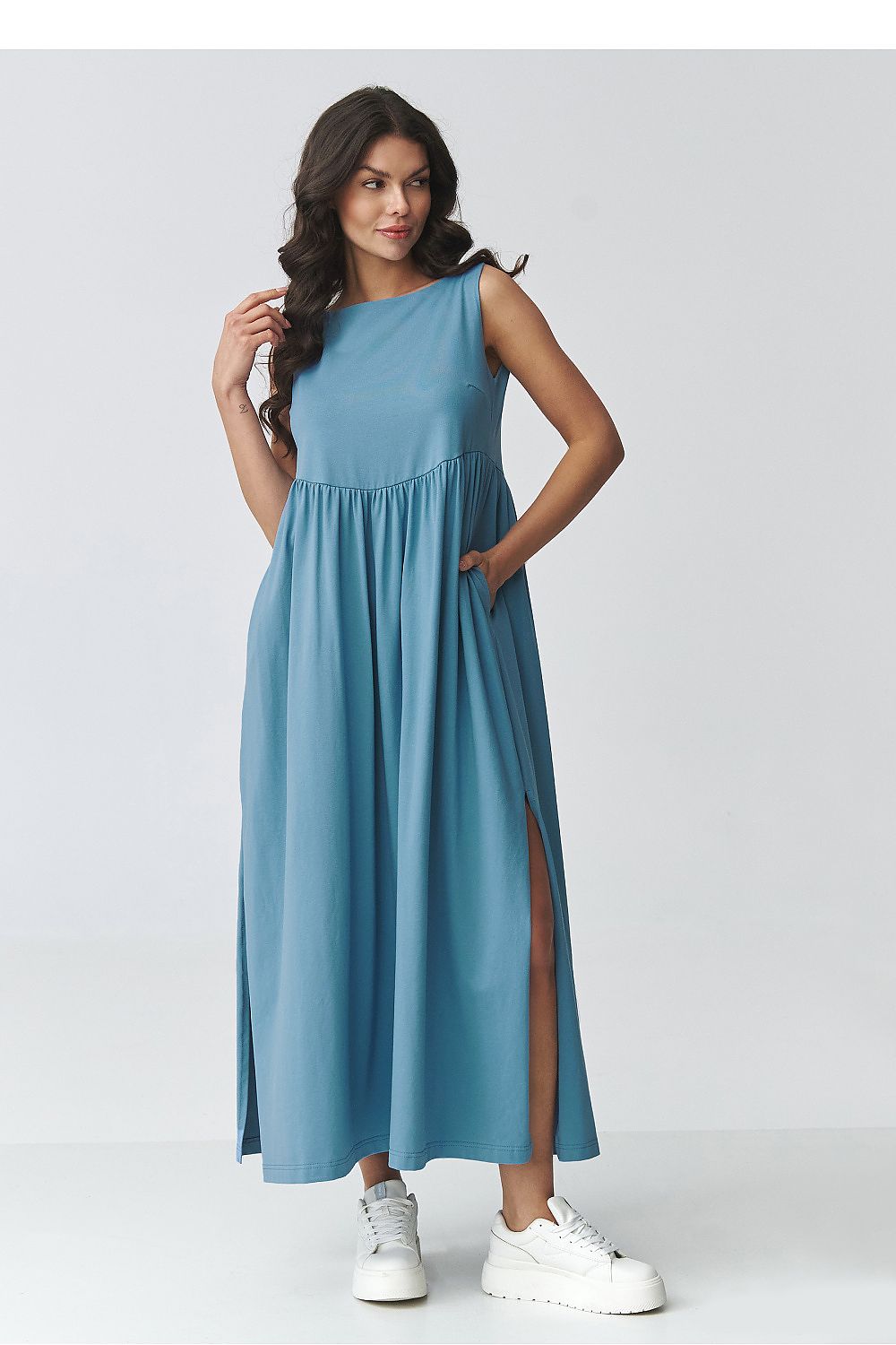 Robe de jour model 225638 Makadamia