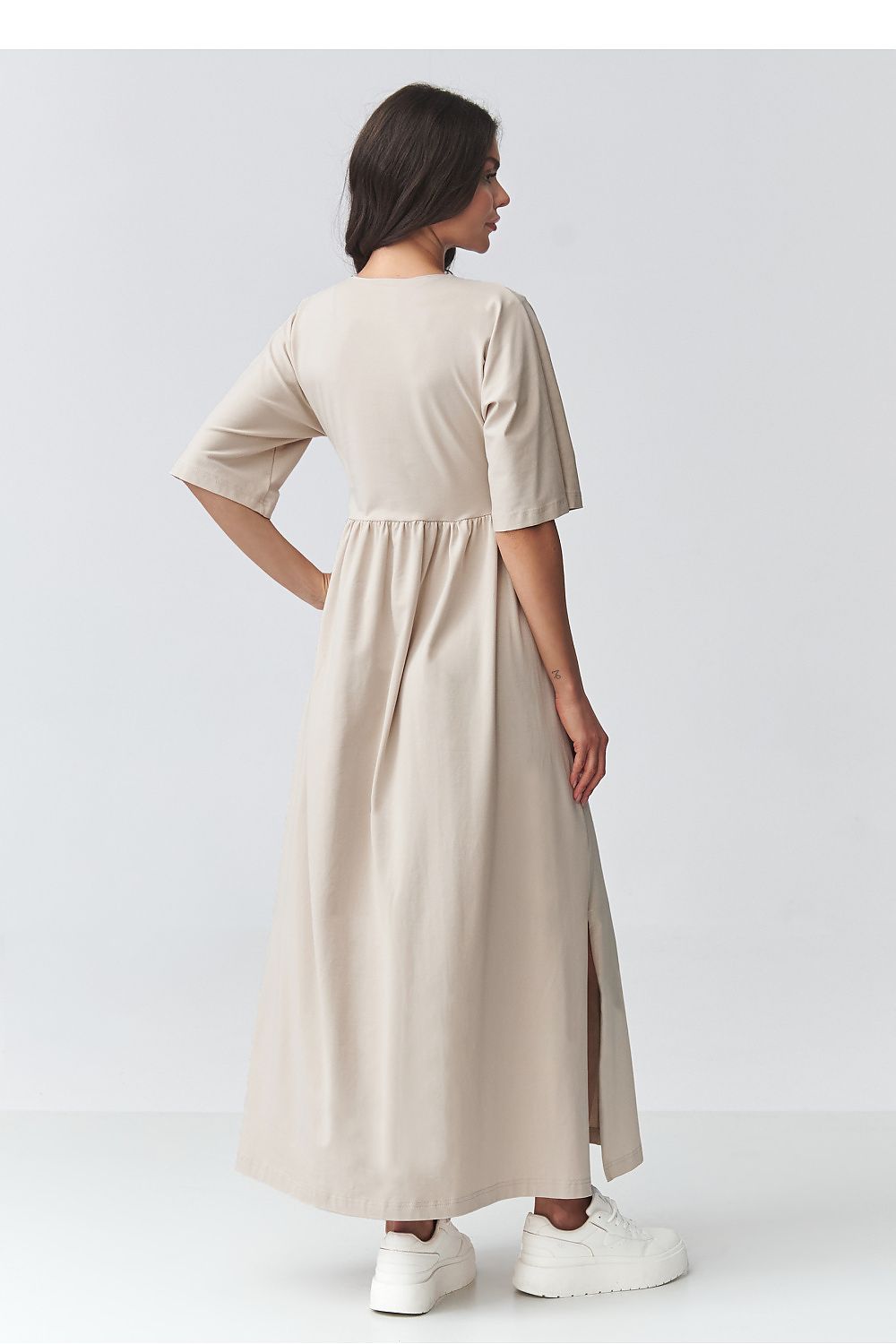 Robe de jour model 225633 Makadamia
