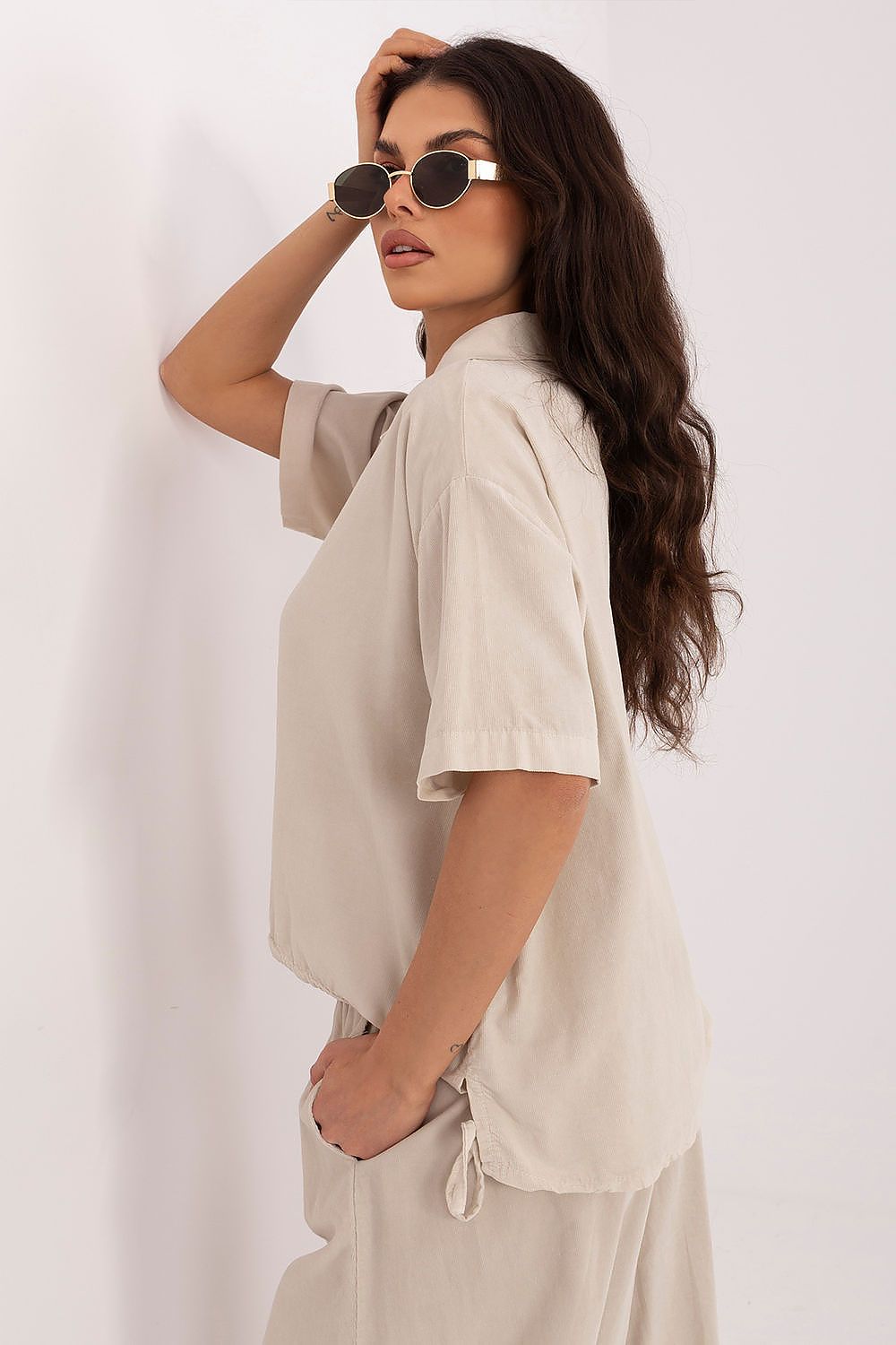 Chemise manche courte model 226015 Italy Moda