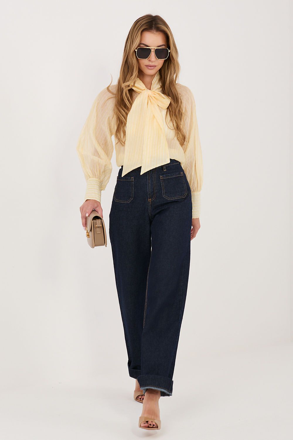 Chemise manche longue model 226439 Italy Moda