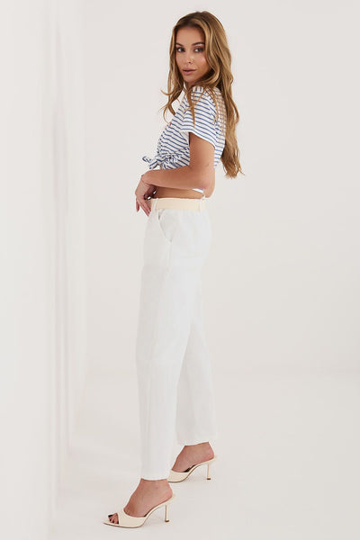  Pantalon en velours côtelé model 226457 Italy Moda 