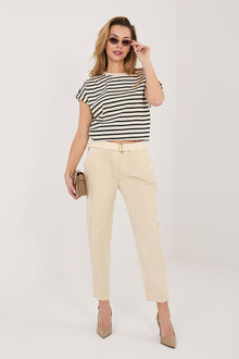  Pantalon en velours côtelé model 226478 Italy Moda 