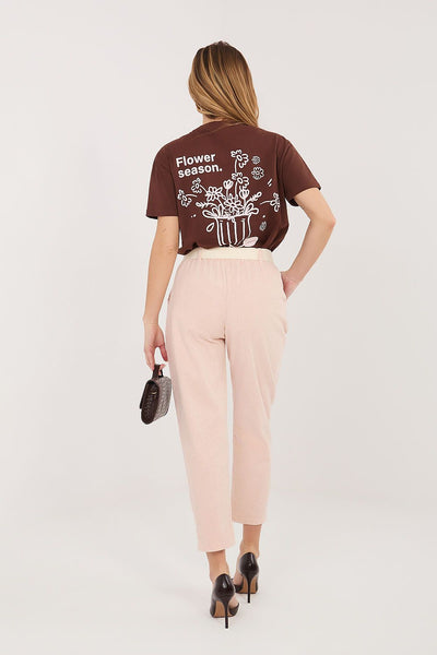  Pantalon en velours côtelé model 226479 Italy Moda 