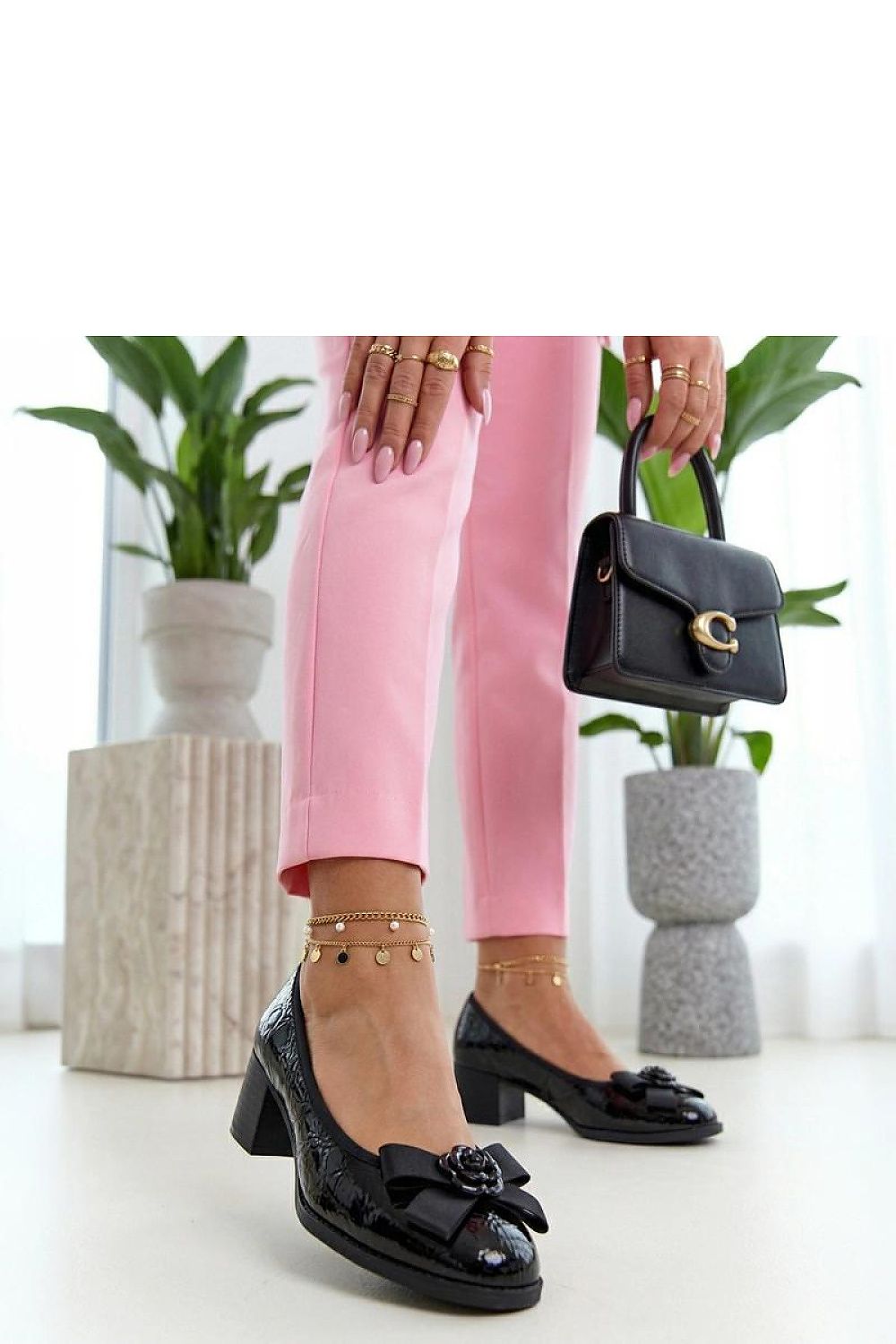 Escarpins talon large model 226582 Solea