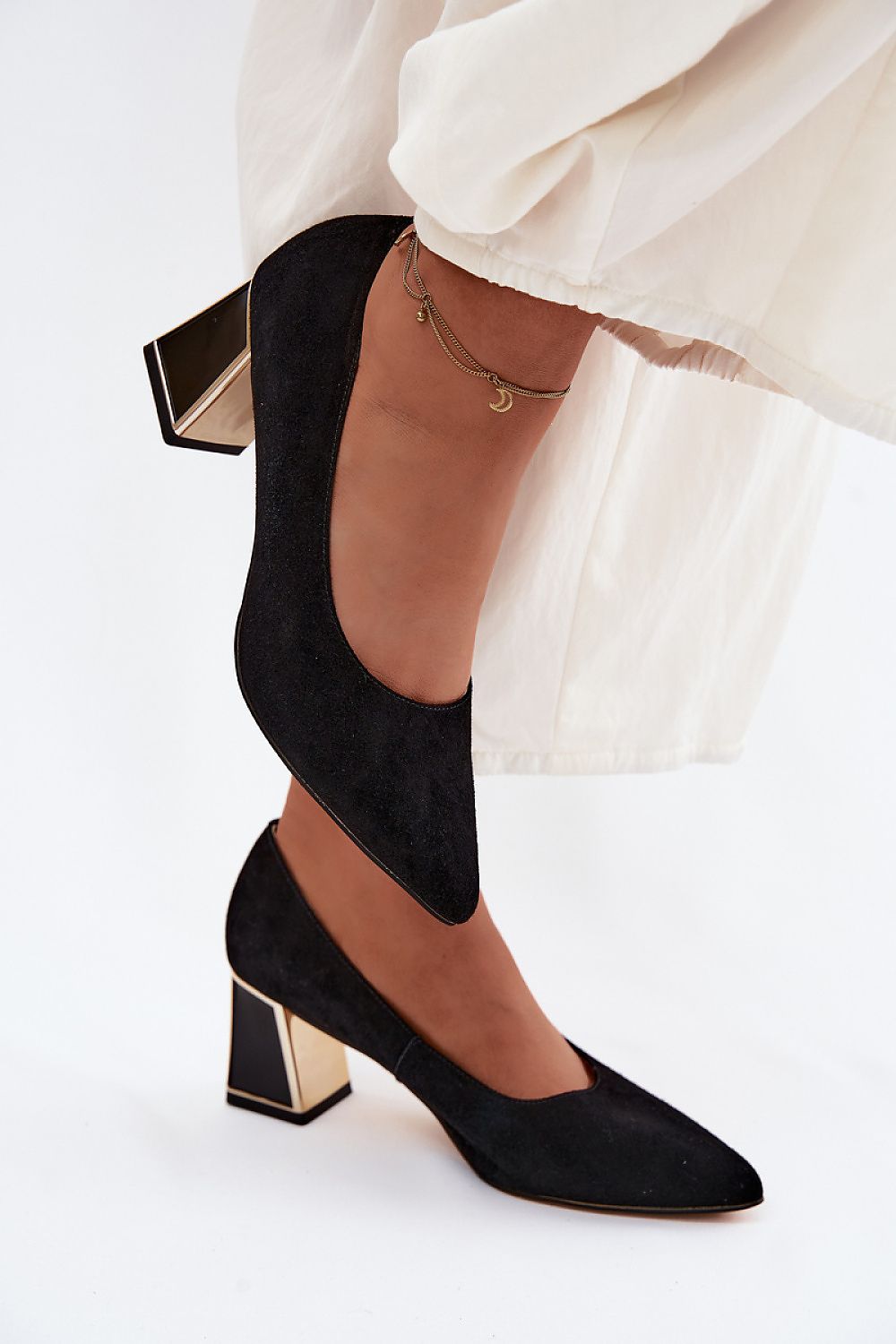 Escarpins talon large model 227168 Step in style