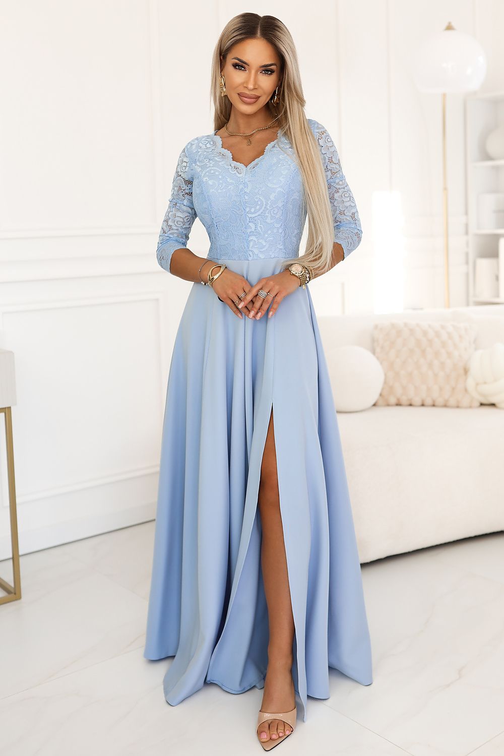 Robe longue model 209604 Numoco