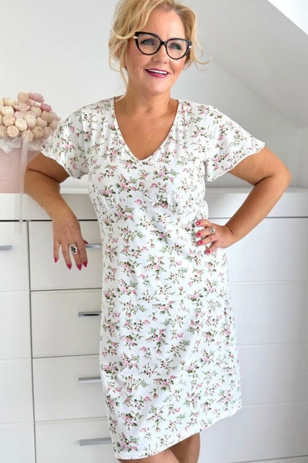 Chemise de nuit model 228633 Donna