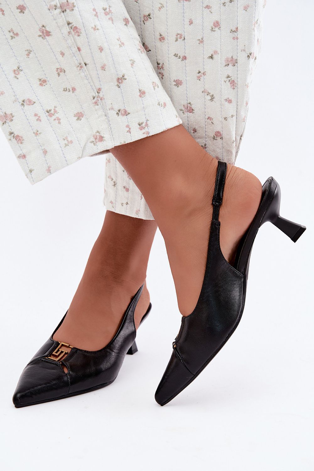 Escarpins talon large model 230718 Step in style