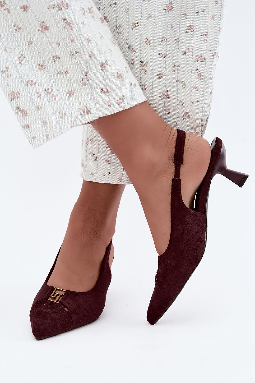 Escarpins talon large model 230718 Step in style