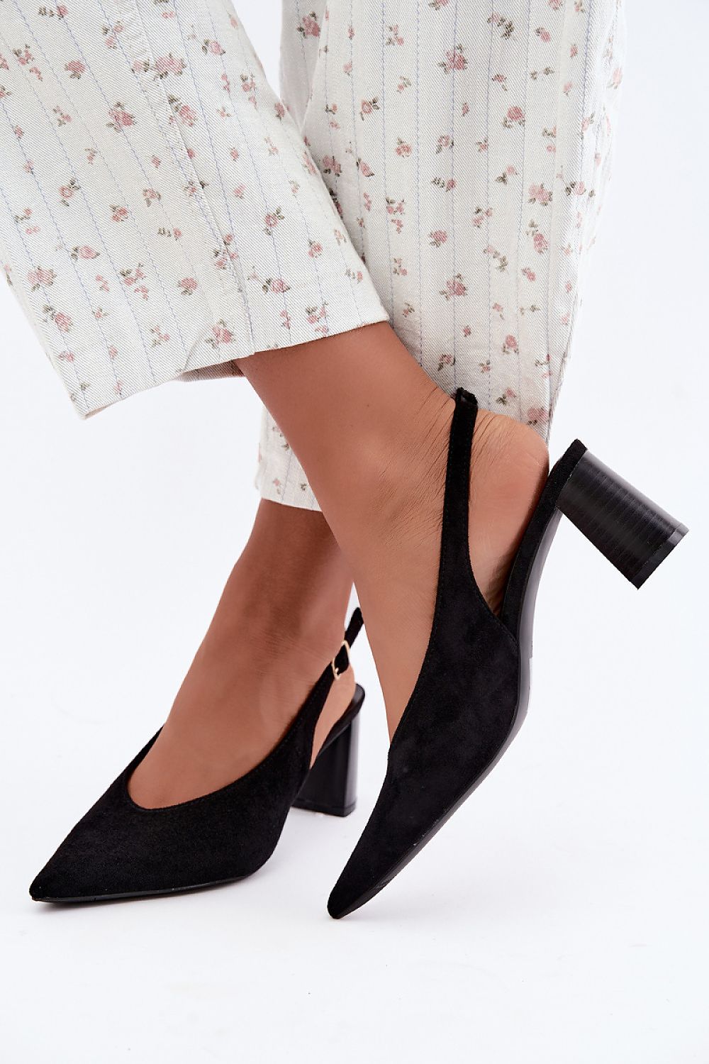 Escarpins talon large model 230727 Step in style