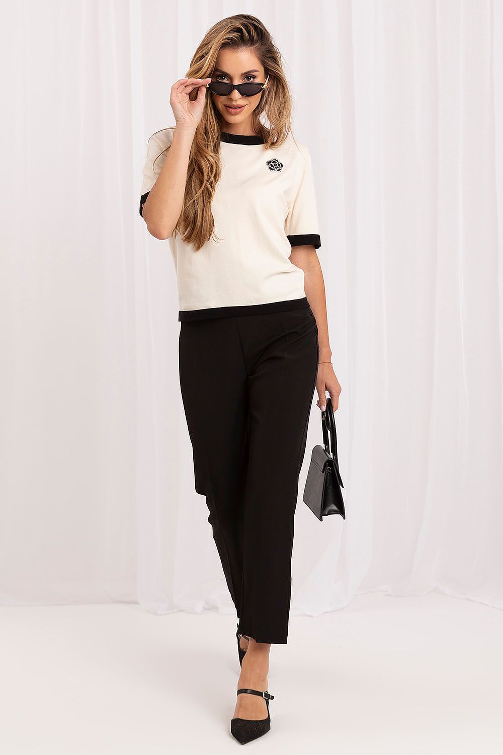 Pull à manches courtes model 230899 Italy Moda