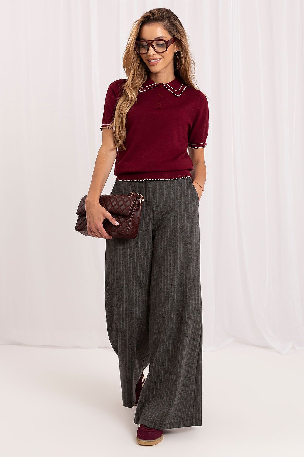 Pull à manches courtes model 230910 Italy Moda