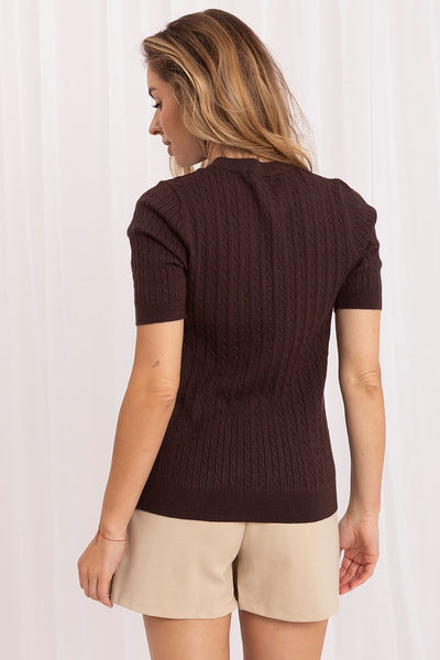  Pull à manches courtes model 230897 Italy Moda 