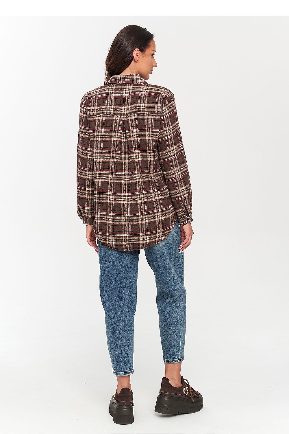 Chemise manche longue model 231008 Makadamia