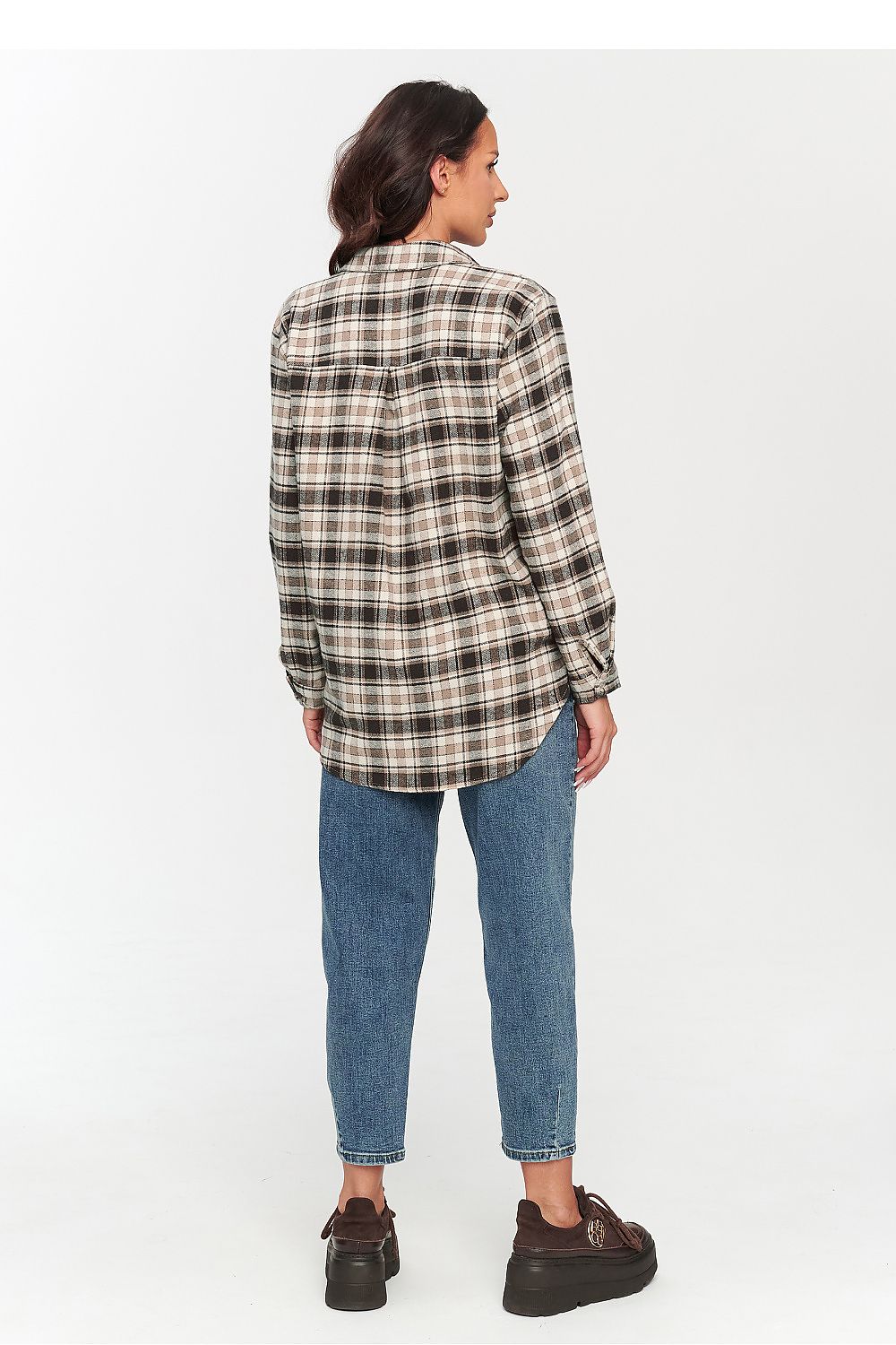 Chemise manche longue model 231008 Makadamia