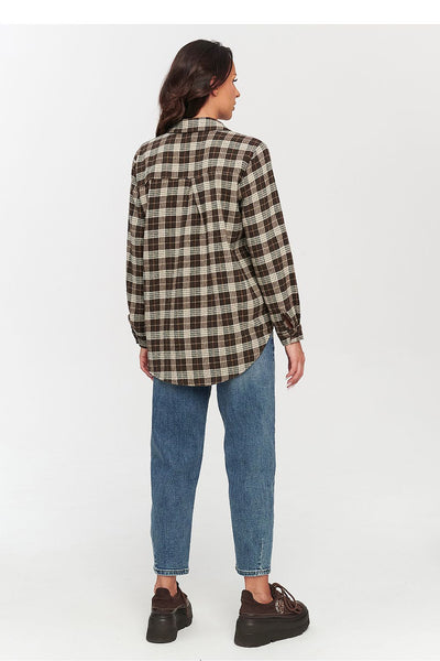  Chemise manche longue model 231012 Makadamia 