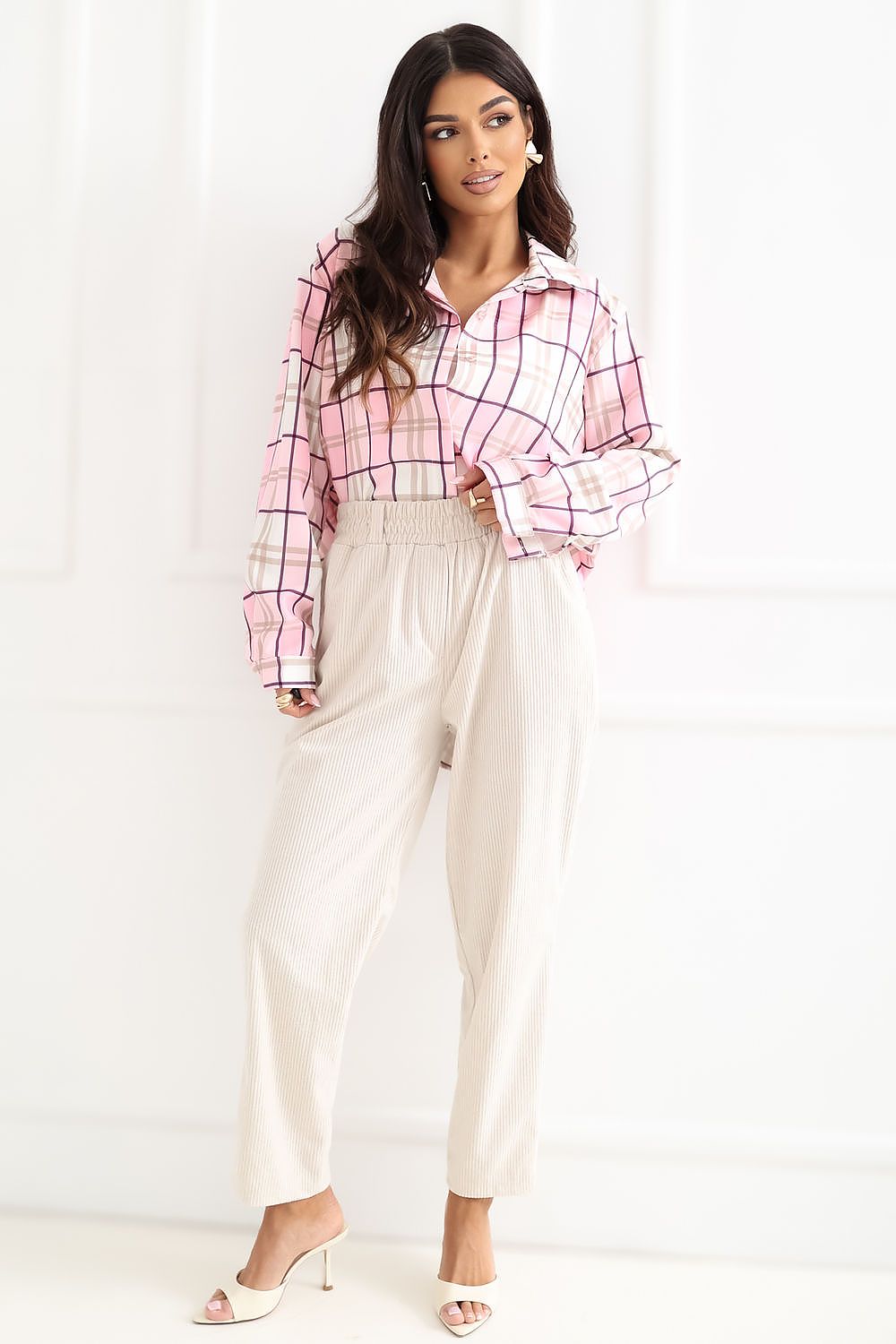 Chemise manche longue model 231512 Italy Moda