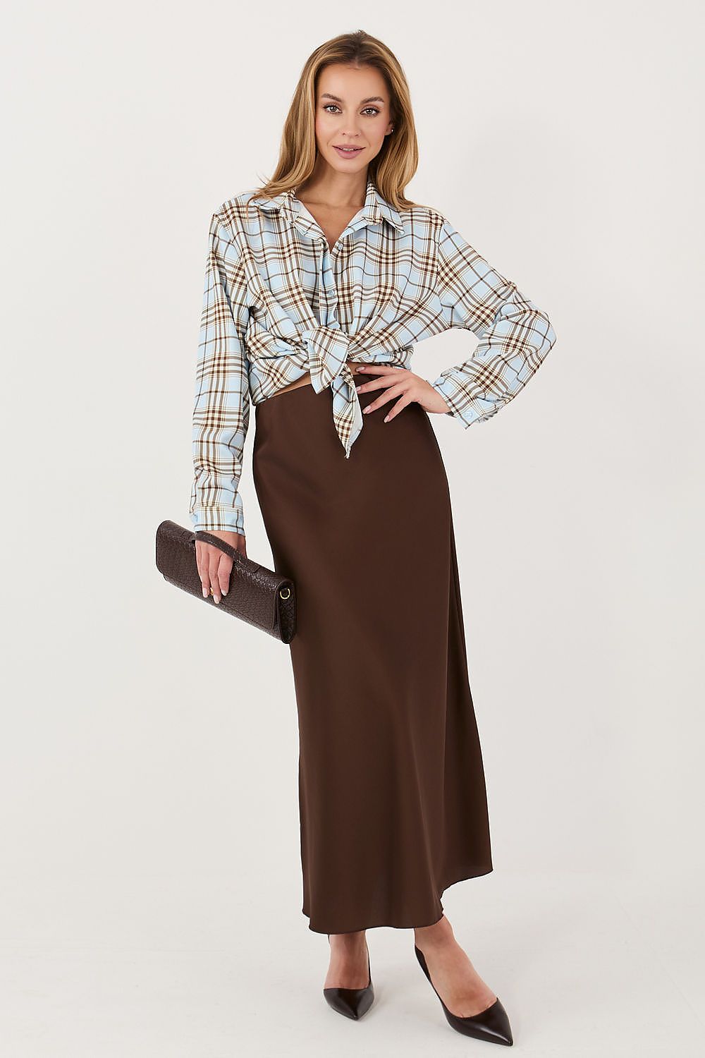 Chemise manche longue model 231513 Italy Moda