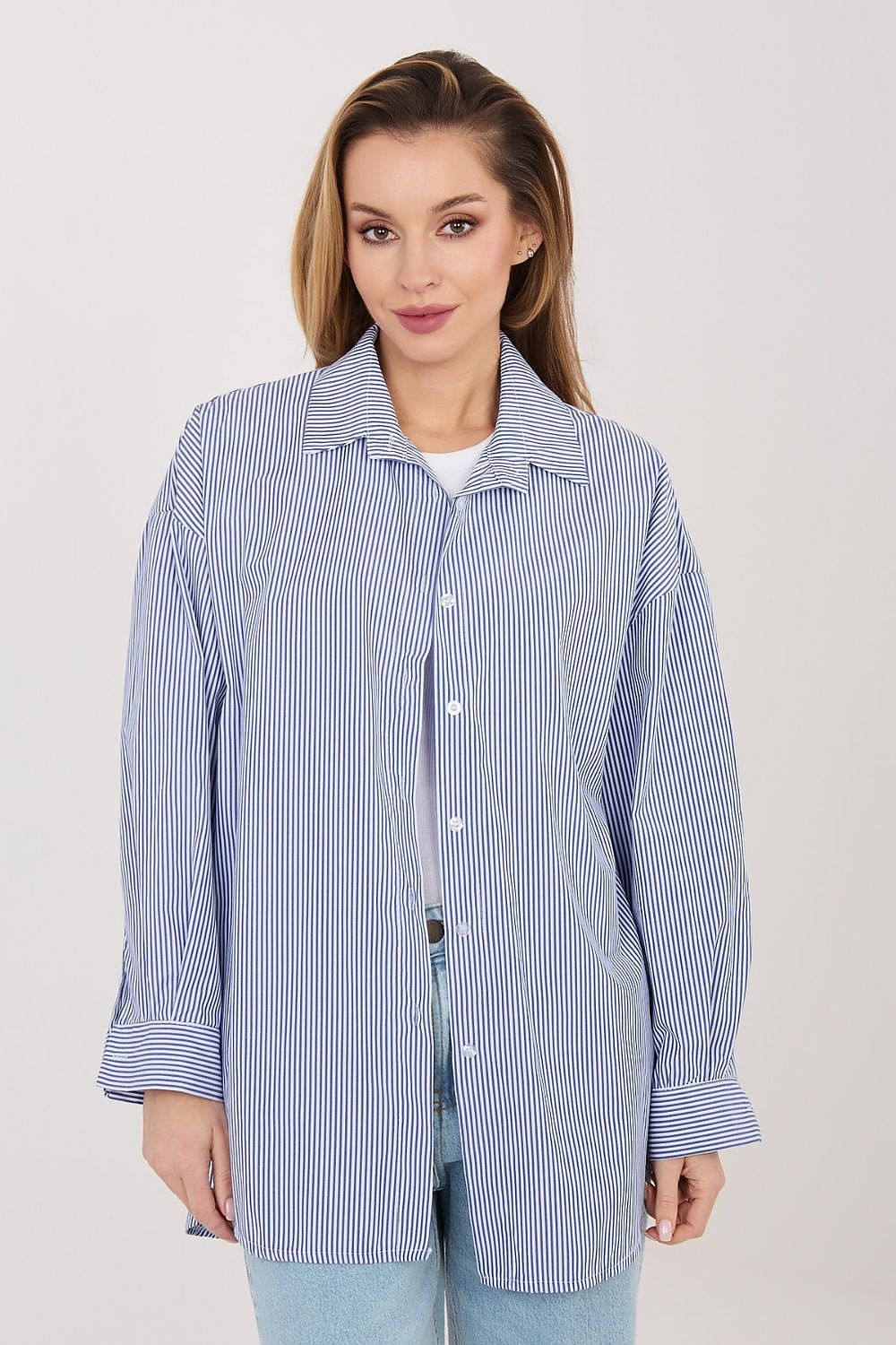 Chemise manche longue model 231521 Italy Moda