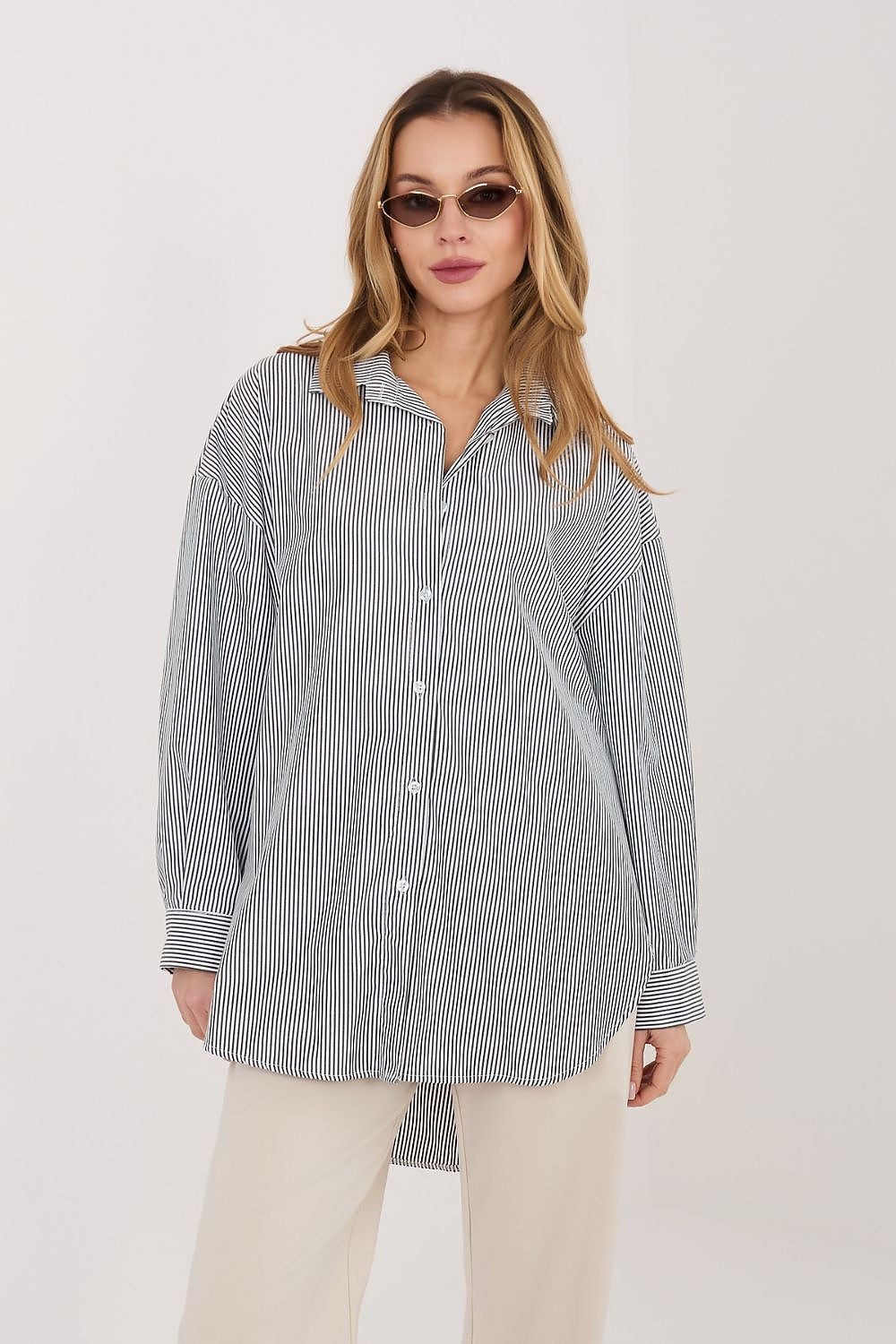Chemise manche longue model 231521 Italy Moda