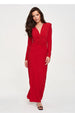  Robe longue model 232508 Makadamia 