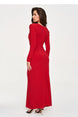  Robe longue model 232508 Makadamia 