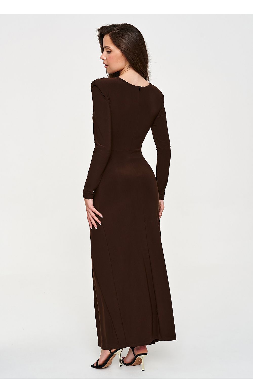  Robe longue model 232509 Makadamia 