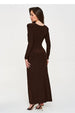 Robe longue model 232509 Makadamia 
