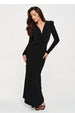  Robe longue model 232510 Makadamia 