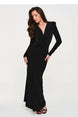  Robe longue model 232510 Makadamia 