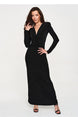 Robe longue model 232510 Makadamia 
