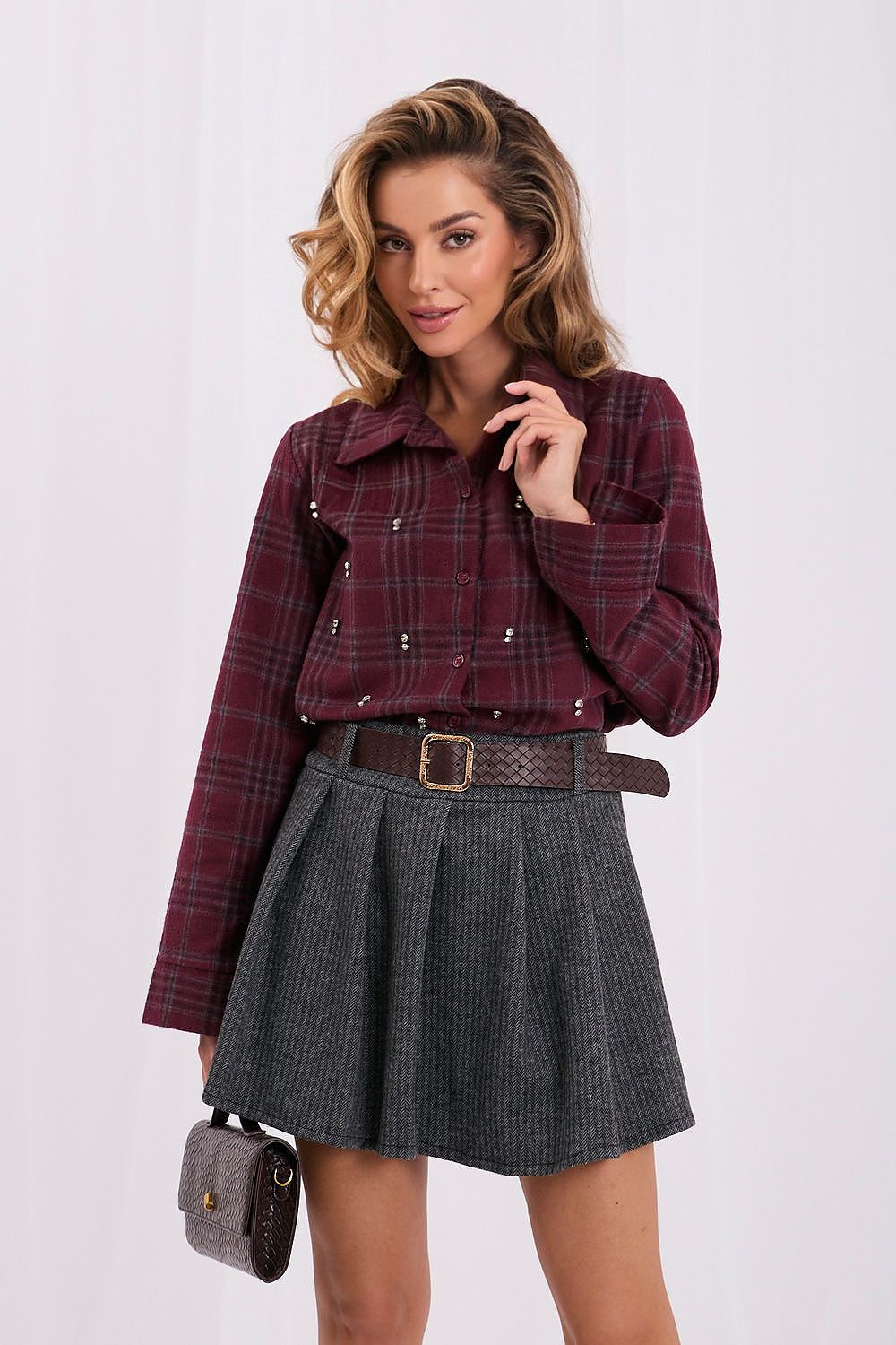 Chemise manche longue model 232591 Italy Moda 