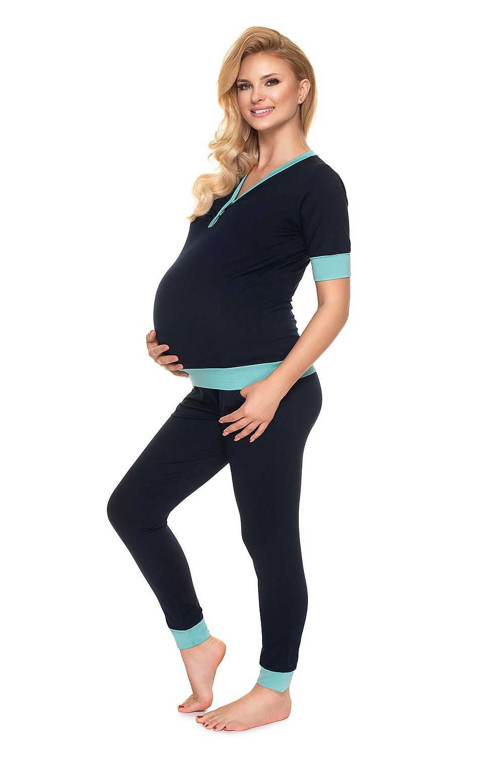 Pyjama de grossesse model 157824 PeeKaBoo