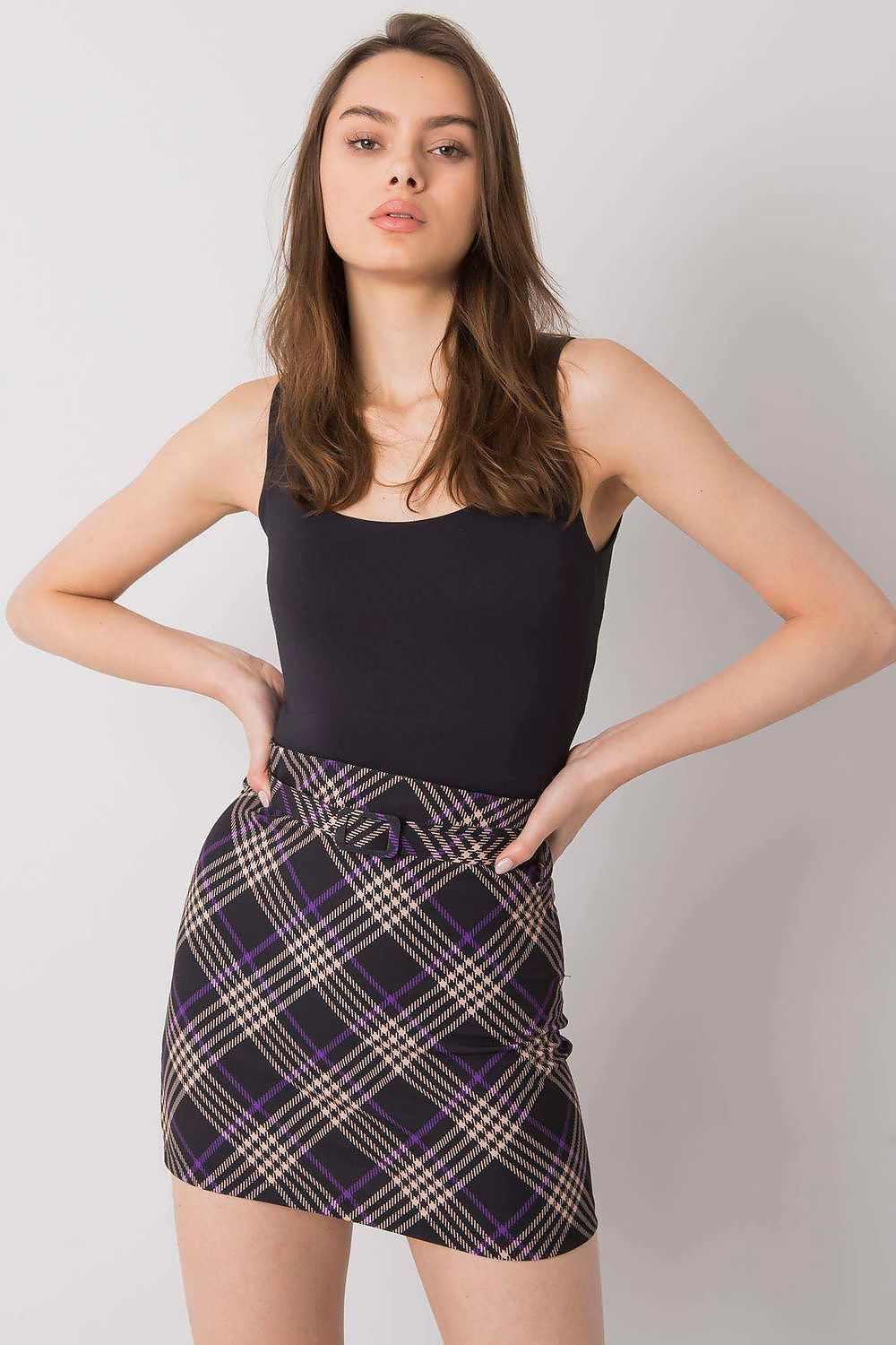 Jupe courte model 160387 Italy Moda