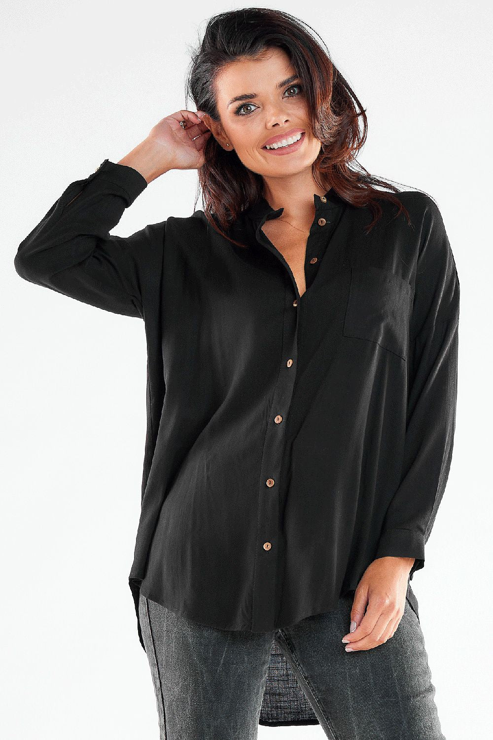 Chemise manche longue model 173921 awama
