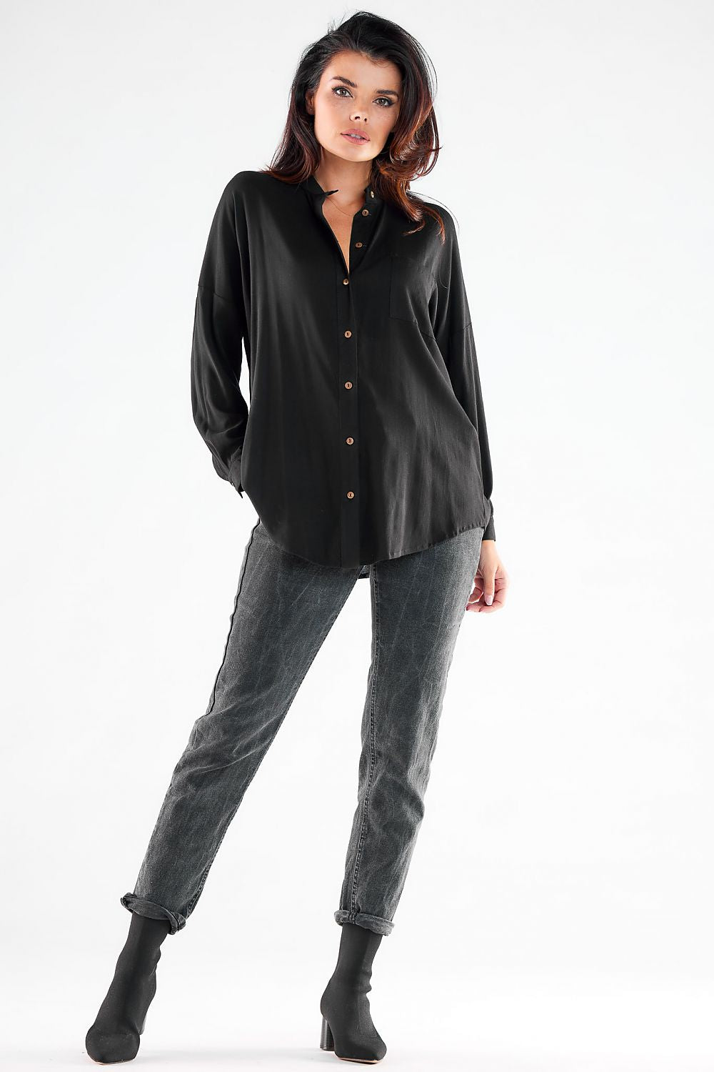Chemise manche longue model 173921 awama