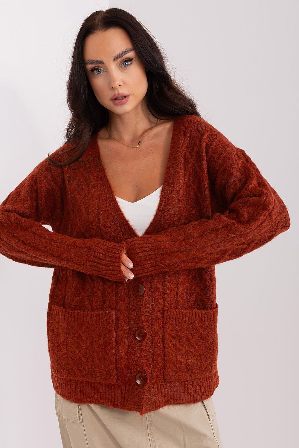 Cardigan model 186745 AT