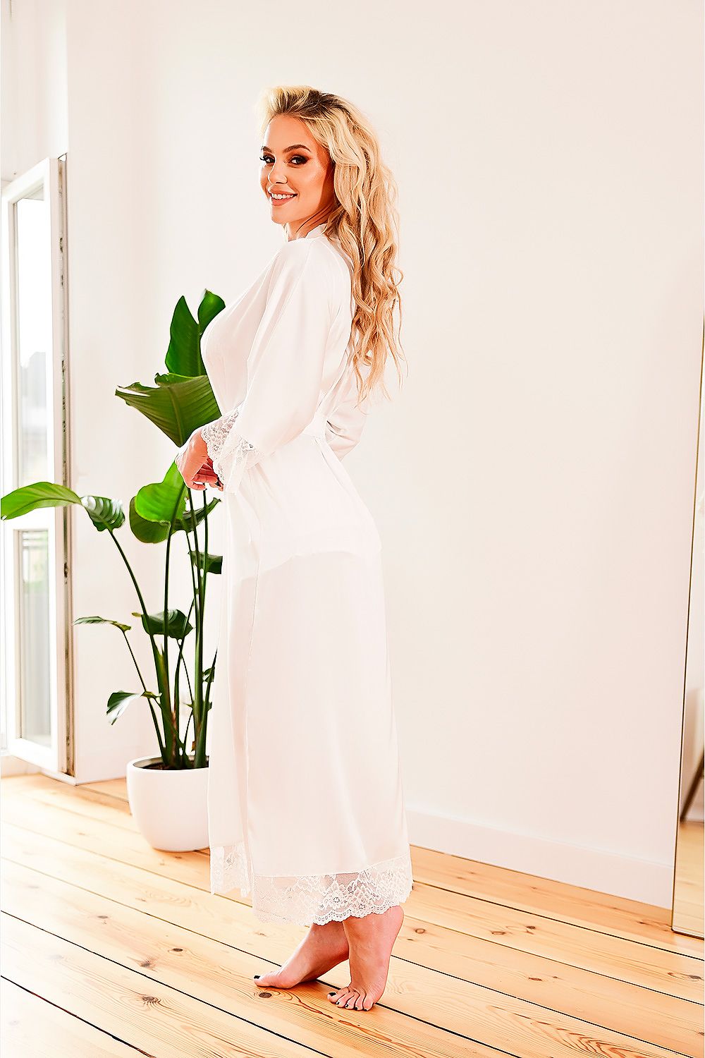 Peignoir long model 187010 Kalimo