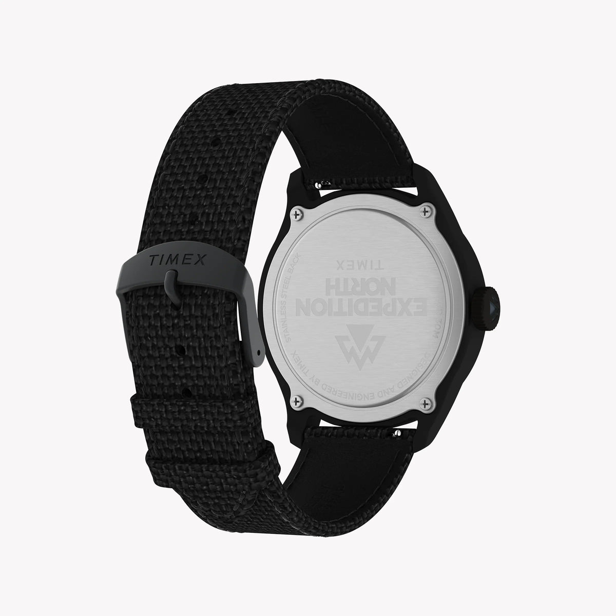 Timex Men's Black Eco-Friendly Watch, Gray Dial | Tw2w34700