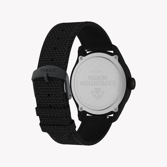 Timex Men's Black Eco-Friendly Watch, Gray Dial | Tw2w34700
