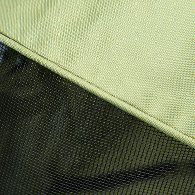 Poussette buggy pliable chien chat panier rangement porte-gobelets tissu 300D Oxford imperméable 4 roues vert
