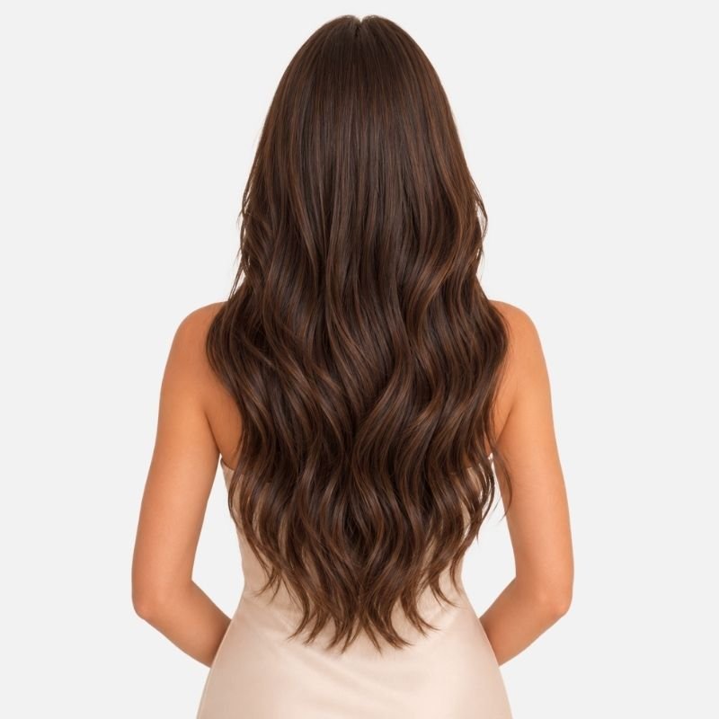 Dark Brown (2) Flat Tip Hair Extensions (50g - 100g)