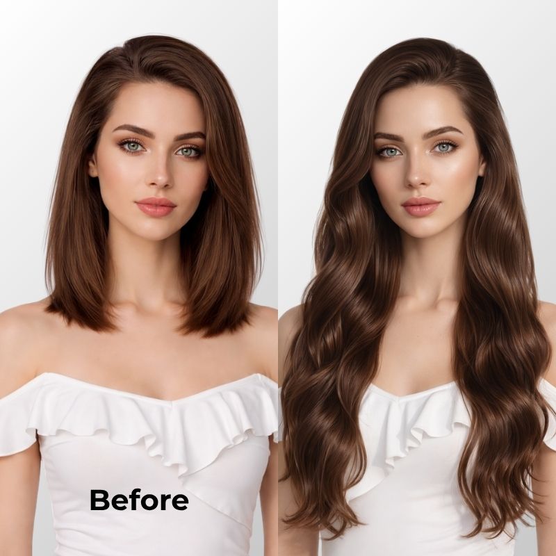 Dark Brown (2) I-Tip Hair Extensions (50g-100g)