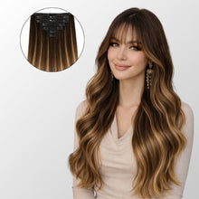 Dark Brown Balayage (2/2+6) Classic Clip-In Hair Extensions (150g-170g)