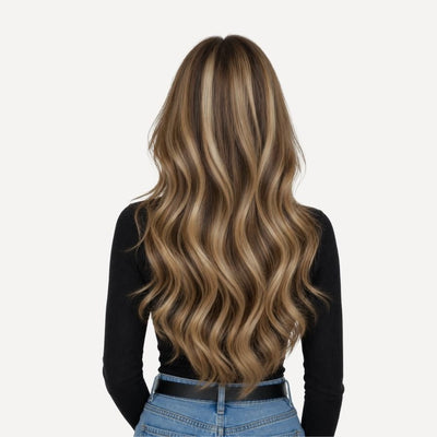 Dark Brown Balayage (2/2+6) Tape-In Hair Extensions (50g - 100g)