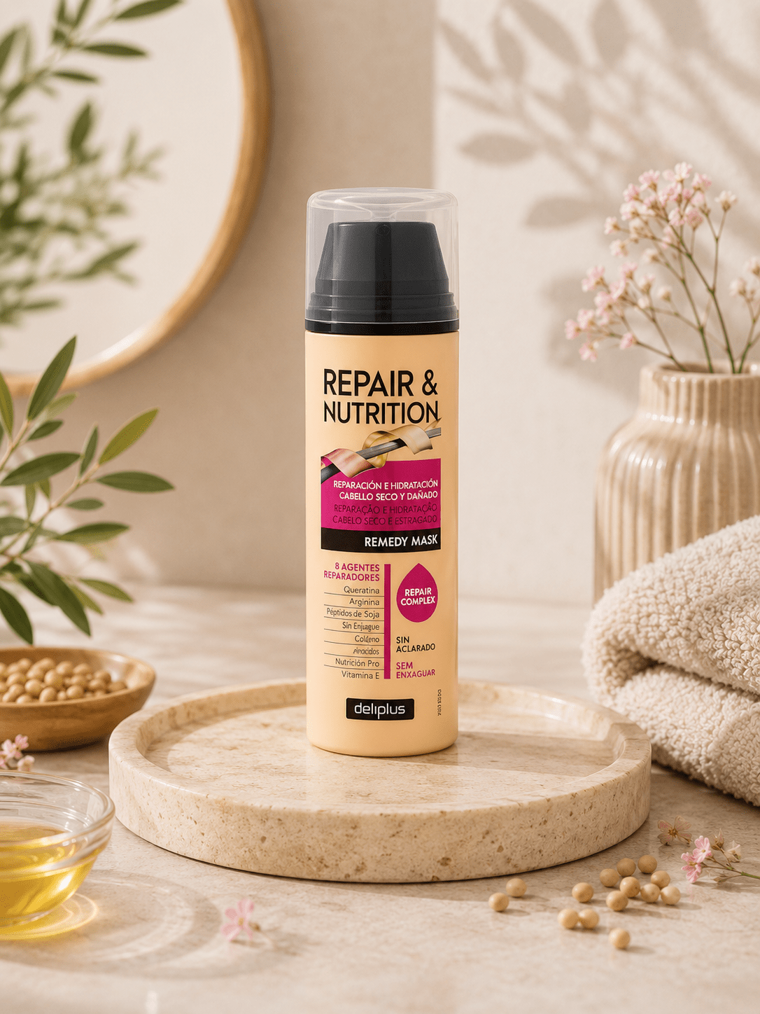 Deliplus - Crème Réparatrice Sans Rinçage