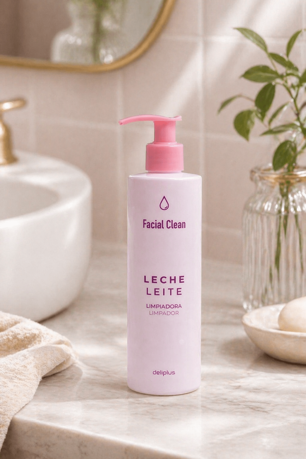 Deliplus - Lait Nettoyant Visage Hydratant